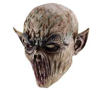 Srliya Máscara de Látex de Terror de Vampiro, Disfraz de Monstruo Malvado Bioquímico, Tocado de Demonio Aterrador para Halloween, Ojos, Transpirabilidad (Como se muestra)