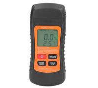 Srliya Medidor de Humedad de Madera, Medición Inteligente de Humedad y Temperatura, Instrumento Digital Tipo Pin para Madera, Papel, Cartón, Paredes con Sonda, Selección de 4 Grup