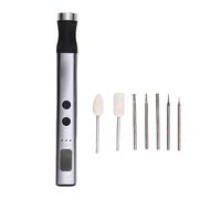 Srliya Mini Herramienta Giratoria Inalámbrica Kit DE Molinillo DE 5 Velocidades con 7 Accesorios Tipo C CARGA DE CARTE Craft Herramienta DE Reparación DE Teléfonos Celulares para Pulir