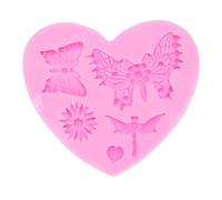 Srliya [Moldeo de Fondant de silicona] Premio, No Palo, Patrones Múltiples para Pasteles, Gommies y Más, -40 ℃ a +210 ℃, Hornos, Microondas, Lavavajillas, Reutilizables