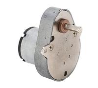 Srliya Motor de Engranajes de CC Motor Eléctrico de Aumento Lento de Temperatura para una Larga Vida útil, Bobina de Latón de Alta Eficiencia 48E520 para Aficionados a la Robótica (10RPM)