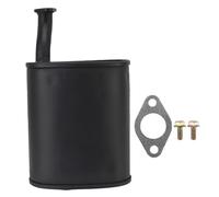 Srliya Muffler Generador para GX340 GX390 Reemplazo de Silenciador Generador de Acero para 440cc 337cc 338cc 389cc 420cc 439cc 459cc