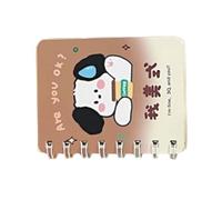 Srliya Notepad de Mini Bobina, Lindo Cuaderno de Dibujos Animados, Papel Premium, Toma de Notas de Viaje, Estudiantes, Profesionales, para Escribir, Planificación, Organización, Tamaño