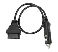 Srliya OBDII Potencia de Emergencia OBD2 Masculino a Cigarrillo Cable de Encendedor Fuente de Alimentación de Emergencia Save Memory Saver Cable de Diagnóstico de Diagnóstico