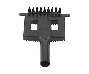 Srliya Peine Antiprurítico de Ganado, Cepillo de Rastrillo de Pelea, Ergonómico, Hecho de Acero Inoxidable, Adecuado para Ovejas, Ganado y Otras Aves de Corral