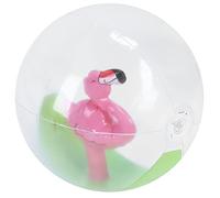 Srliya Pelota de Playa Inflable Transparente 3D para Niños con Dibujos Animados, Juego de Entretenimiento de Verano, Pelota de Juguete y Adorno para Playas, Piscinas, Fiestas