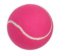 Srliya Pelota de Tenis Jumbo de 8 Pulgadas, Pelota de Tenis Grande Gigante de Fieltro de Felpa con Núcleo de Goma Inflable Portátil para Niños Y Mascotas(Rosa)