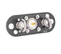 Srliya Placa Adaptadora AT, Ajustador Compacto de Antenas de Corta para Comunicación de Emergencia, Potencia de Soporte de 300W para Entusiastas del Aire Libre