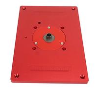 Srliya Placa de Enrutador de Alta Precisión de Aleación de Aluminio para Carpintería, Placa de Montaje de Inserción Duradera para Enrutadores de Molduras, Ahorro de Mano de Obra, de Aluminio
