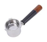 Srliya Portafiltro de café de 51mm Apto para Máquinas de café Serie 9, Portafiltro de 3 Orejas sin Fondo
