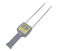 Srliya Probador de Humedad de Grano Pantalla LCD Retroiluminada por LED Diseño Compacto para Agricultores ABS Portátil