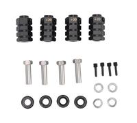 Srliya RC Brass Combinador Extendido Combinador 1/10 Diseño de Tuerca de Bloqueo Interno RC RC RC EXTENSIÓN Adaptador Extensión del Cubo del Cubo de la Rueda del Cubo para los