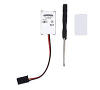 Srliya RC Giroscopio de 3 Ejes Control de Estabilidad RC Giroscopio Estabilizador Giroscópico Sensibilidad Ajustable Carcasa de Aluminio Luz y Conmutación Direccional para Coches y
