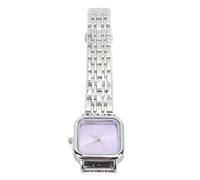 Srliya Reloj de Cuarzo para Mujer, Correa de Acero de Aleación, Elegante, Resistente Al Agua, Reloj de Pulsera Cuadrado para la Vida Diaria (Púrpura)