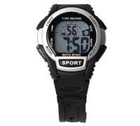 Srliya Reloj Deportivo Digital Eléctrico para Hombre, Resistente Al Agua, Luminoso, Deportivo, para Estudiantes y Hombres, Color Negro
