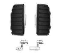 Srliya Reposapiés Delantero para Motocicleta, Repuesto de Pedal para V-Star Drag Star V-MAX Ajustable, 2 uds. (Electrochapado)