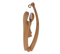 Srliya Soporte Móvil para Cuna de Brazo para bebé, Plástico de Grano de Madera de 21,3 Pulgadas con Agarre Seguro para Decoración de Guardería, Proyectos de Bricolaje, Regalos par