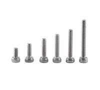 Srliya Surtido de 150 Tornillos de Cabeza Plana de Acero Inoxidable M2 con Tuercas Hexagonales, Ideales para Electrodomésticos, Reparación de Maquinaria e Inventos (A: cabeza de gorra)