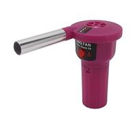 Srliya Ventilador Eléctrico Portátil para Cocinar en Barbacoa, Soplador de Calor Rápido para Acampar Al Aire Libre, Material ABS Resistente a Altas Temperaturas