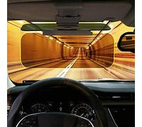 Srliya2 en 1 Visera Antirreflejos HD Visera de Coche para Conducción Diurna y Nocturna Visera de Coche Bloqueador Solar Ajustable Parasol de Coche y Extensor de Visera de Visión