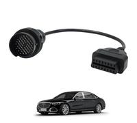 SRLWMYI Adaptador de Diagnóstico OBD2 de 38 Pines, Conector OBD2 de 16 Pines a OBD1 de 38 Pines para Mercedes, Adaptador de Conector OBD Compatible con vehículos Mercedes, Cable de 30 cm