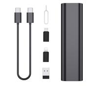 SRLWMYI Juego de adaptadores USB-C 6 en 1 - 60 W Multi USB-C a Lightning adaptador con maletín de almacenamiento para viajes