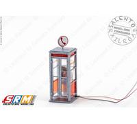 SRM798b Cabina Telefónica Italiana Sip Amarillo Años 60 70 Escala 1:87 H0