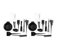 SRMAN 24 Piezas Set de Pinceles para Peinar, Tinte para El Cabello, Juego de Herramientas, Juego de Pinceles para Colorear