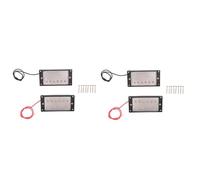 SRMAN 2X Pastillas de Doble Bobina Humbucker Mástil Y Puente Compatible con Guitarra Eléctrica de Estilo LP para Piezas de Guitarra Juego de Repuesto