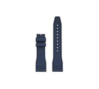 Srndsydak 20mm 22mm Compatible con Breitling Super Ocean Avenger Fluoro, Correa de reloj de goma(Dark blue-no buckle,20mm)