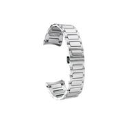 Srndsydak Compatible con Mido Multifort TV M049.526 22mm Cadena de reloj(Silver)