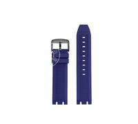 Srndsydak Compatible con TissoT t-sport Racing Series T115 T115.417 T115417 correa de reloj deportivo de goma for hombres(Blue-black buckle)