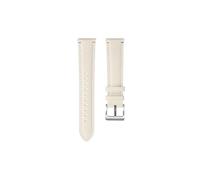 Srndsydak Correa de reloj d e cuero 20mm 22mm, Compatible con Samsung Galaxy Watch FE/7 6 5 4/Classic/Huawei GT4 3 Pro(Cream,For Galaxy Watch 6 40/44mm)