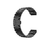 Srndsydak Correa de reloj de acero inoxidable de 22/20mm Compatible con Huawei GT54Pro 46mm/Amazfit Active 2/Samsung Galaxy 7 6 5 4(Black,22mm)