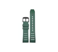 Srndsydak Correa de reloj de caucho fluorado de 20mm 22mm Compatible con Breitling Avenger Super Ocean.(Green black pin buckle,22mm)