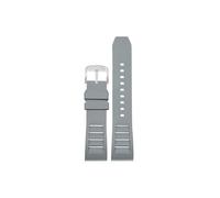 Srndsydak Correa de reloj de caucho fluorado de 20mm 22mm Compatible con Breitling Avenger Super Ocean.(Gray silver pin buckle,20mm)
