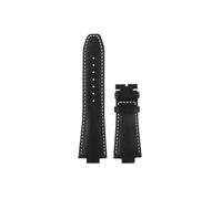 Srndsydak Correa de reloj de cuero genuino Compatible con Michael Kors Mk 8184 8729 9020 8152 9026 8296(B black-no buckle)