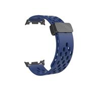 Srndsydak Correa de reloj de silicona Compatible con Samsung Galaxy Watch 8Classic 46mm/8 44mm 40mm/Ultra 2025 47mm(Black midnight blue,For Galaxy Ultra 2025)