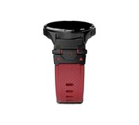 Srndsydak Correa de reloj de silicona de 22mm Compatible con Huawei Watch GT 5 4 Pro 46mm/Amazfit Balance Falcon/Oneplus 2 2R(Black red,Huawei GT5 Pro 46mm)