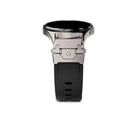 Srndsydak Correa de reloj de silicona de 22mm Compatible con Huawei Watch GT 5 4 Pro 46mm/Amazfit Balance Falcon/Oneplus 2 2R(Titanium black,Huawei GT5 Pro 46mm)