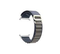 Srndsydak Correa de reloj deportiva Alpine Loop de nailon Compatible con Samsung Galaxy Watch Ultra 47mm(Silver blue gray)