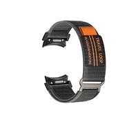 Srndsydak Correa de reloj Sin espacios Trail Loop Band Compatible con Samsung Galaxy Watch 6 5 4/6Classic 4Classic/5Pro(Grey black,For Galaxy 4 40/44mm)