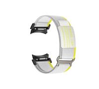 Srndsydak Correa de reloj Sin espacios Trail Loop Band Compatible con Samsung Galaxy Watch 6 5 4/6Classic 4Classic/5Pro(Off white black,For Galaxy 5Pro 45mm)