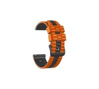 Srndsydak Correa de silicona de 22mm Compatible con HONOR Watch GS 3/ Pro/MagicWatch/ 2 46mm(Orange Black,For MagicWatch)