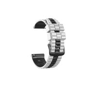 Srndsydak Correa de silicona de 22mm Compatible con POLAR Grit X/Pro/Titan/Vantage M /M2(White Black,For POLAR Grit X)