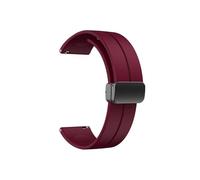 Srndsydak Correa deportiva con hebilla plegable mag nética apta Compatible con Amazfit Cheetah Pro/Round Skin-Friendly/GTR GTS Bip(Wine Red,20mm)