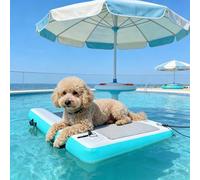 SRNSAEB Rampa de Agua para Perros Rampas para Barcos para Perros de Alta Resistencia montadas en Escalera de natación, rampas flotantes para Perros para muelles de Agua/Playas/Lago/Piscina(Green)