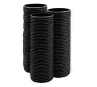 SRODHA Beauty - Paquete de 100 bandas elásticas para el cabello | 4 mm para el cabello de 4 mm, accesorios de peinado para mujeres y niñas | Calidad infinita sin enganches, sin daños para cabello