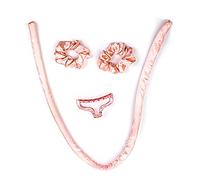 Sroomcla Diadema De La Varilla De Curling Sin Calor Rizadores De Cabello Sin Calor para El Cabello Largo para Dormir De La Noche A La Mañana No Hay Rizos De Seda De Calor para Diadema Adorable