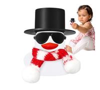 Srop Duck en, Juguetes de Navidad, Plataregiones autónomas Decoraciones de Tableros con Gafas de Hijo NEN, Bufanda, Sombreros | Ducks Grincheux flotantes,